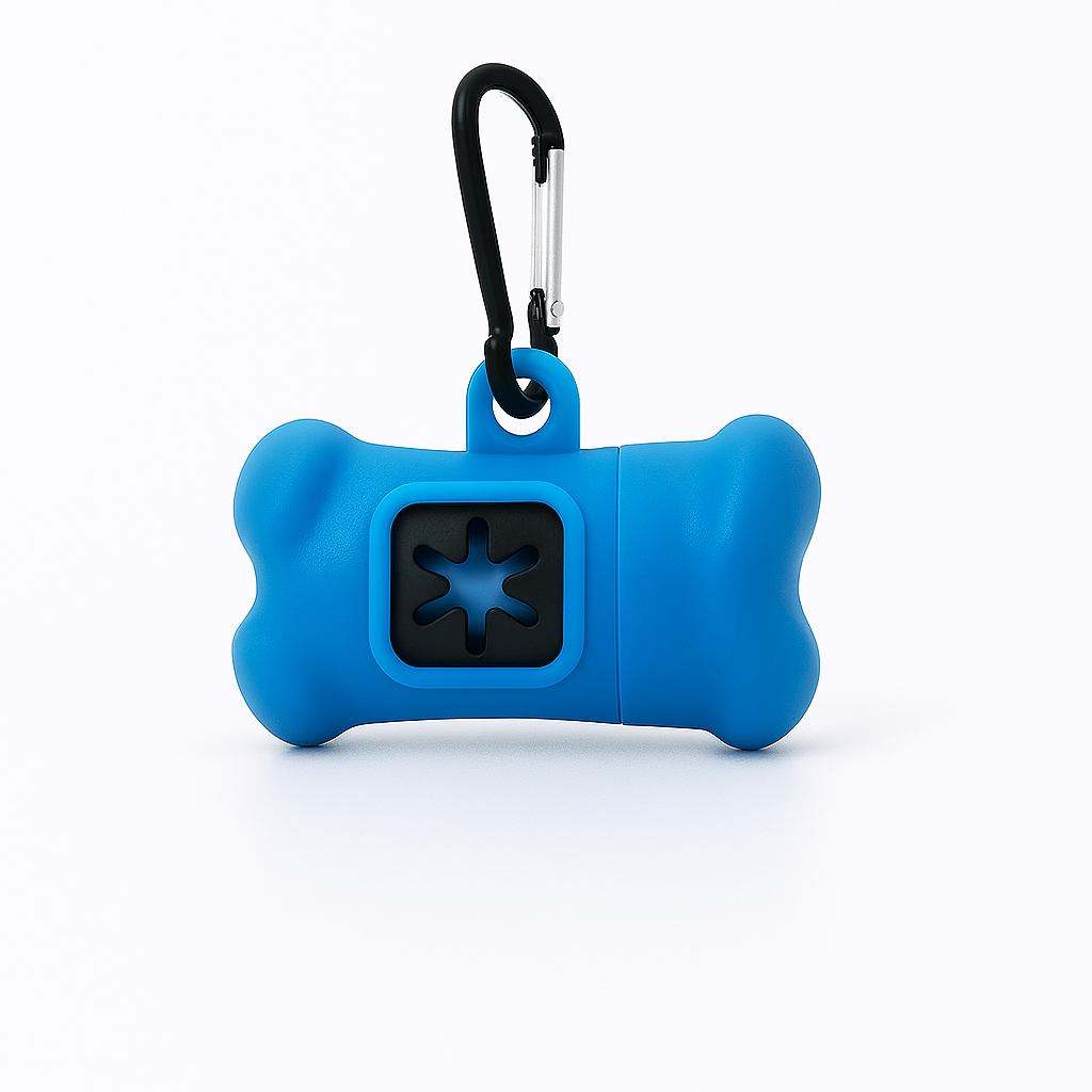 Dispensador en forma de hueso + 15 bolsas higiénicas