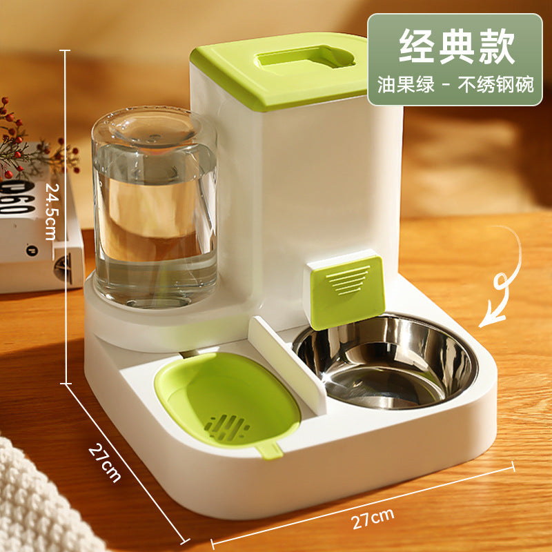 Pet water dispenser large-capacity dry and wet separation automatic water feeder water food feeder cat dog water dispenser