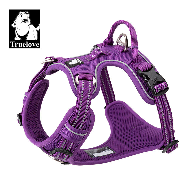 truelove pet supplies chest strap explosion-proof vest-style dog leash small fresh Amazon new