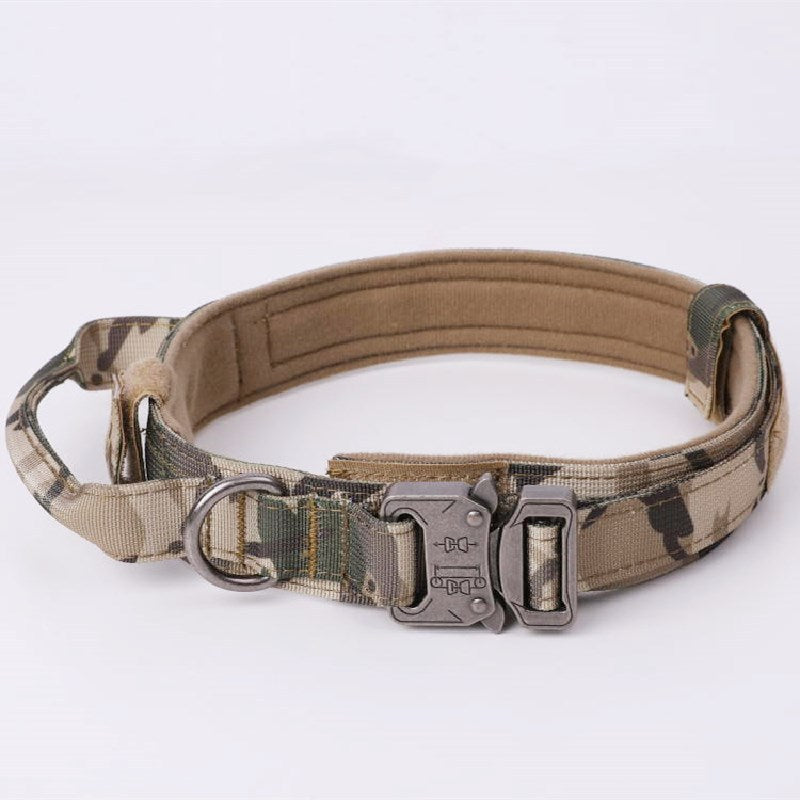 Tactical dog collar Adjustable pet collar K9 dog collar quick release dog collar medium and large dog training dog collar