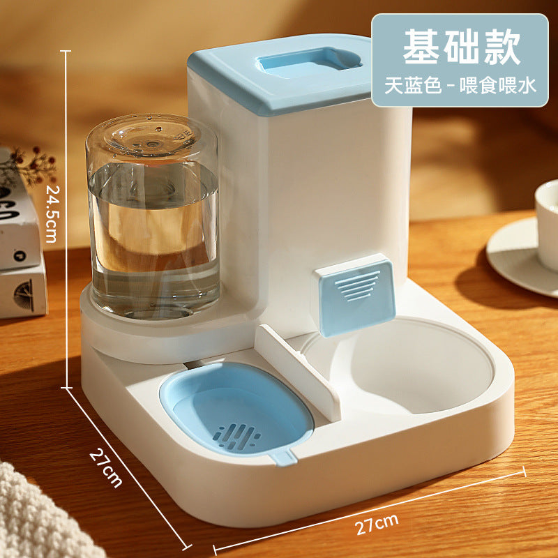 Pet water dispenser large-capacity dry and wet separation automatic water feeder water food feeder cat dog water dispenser